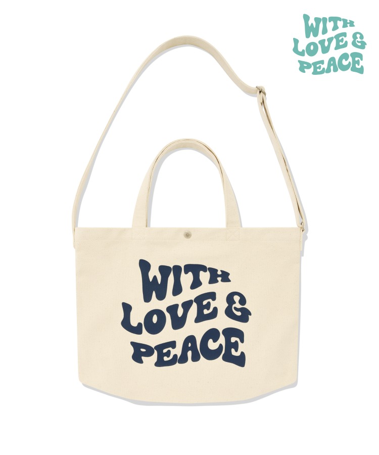 VSW Love &amp; Peace Eco Bag Navy