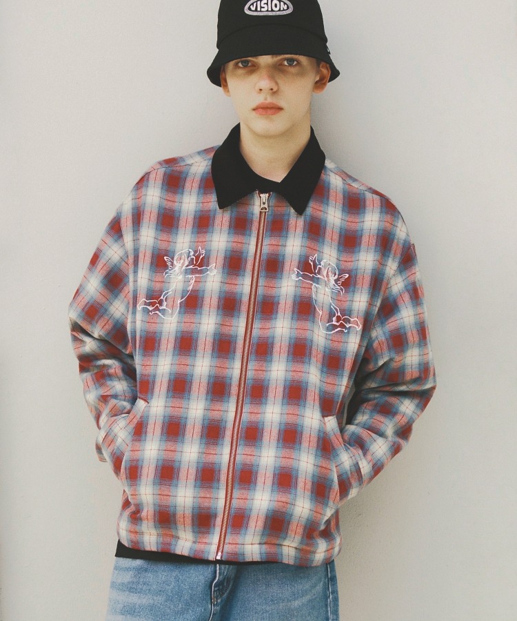 VSW Angel Check Jacket Red