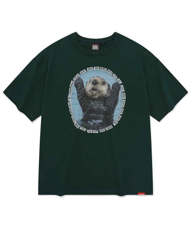 VSW Sea Otter T-Shirts Dark Green