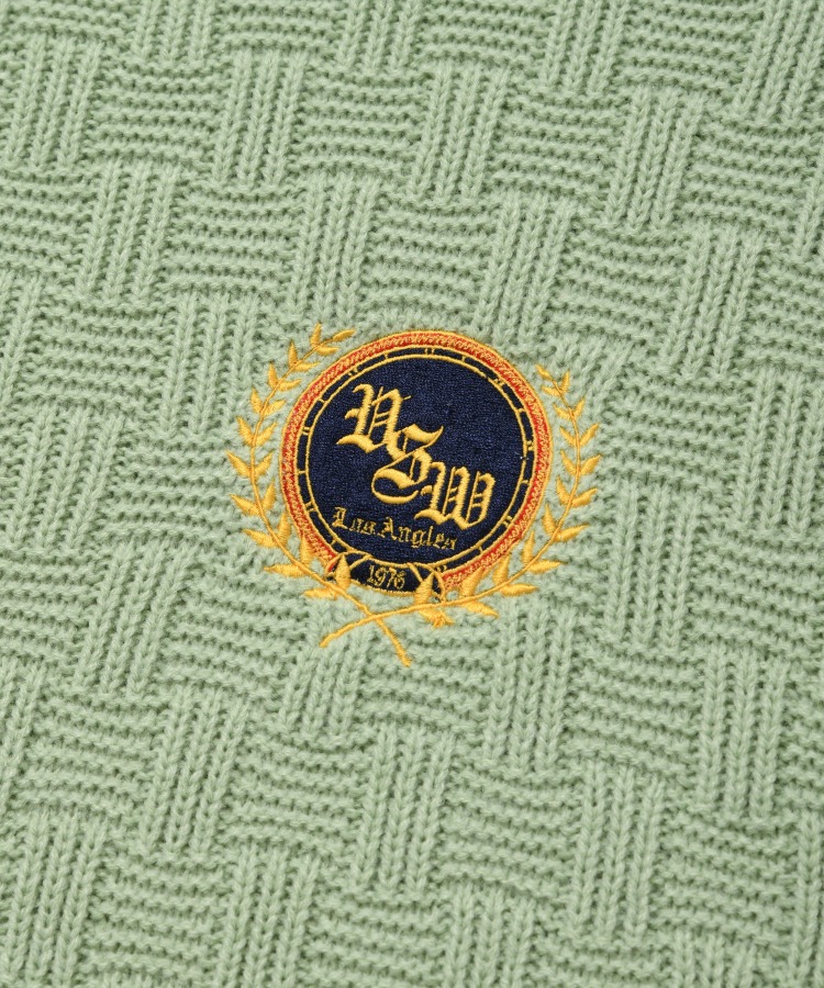 VSW Emblem Knit Vest Apple Green